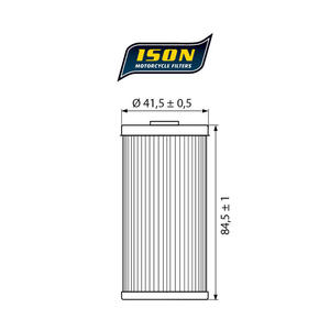 ISON 611 motocyklowy filtr oleju HF611 ISON filtry oleju do motocykli jak HifloFiltro w sklepie motocyklowym MOTORUS.PL - 2822433421