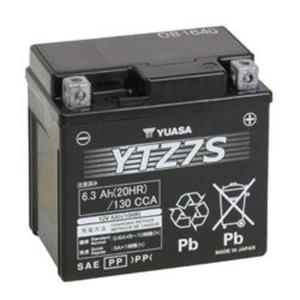 YUASA YTZ7S 12V 6,3Ah 130A P+ akumulator motocyklowy ZALANY bezobsugowy YUASA akumulatory baterie...