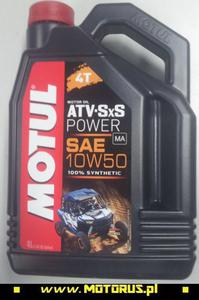 MOTUL 10W50 ATV-SXS POWER 4T olej motocyklowy silnikowy 4L MOTUL oleje silnikowe i chemia...