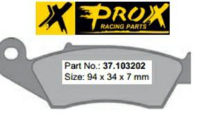 PROX 37.103202 klocki hamulcowe przd Honda CRF250/450R 02-12 + Kawasaki KX250F/450F 04-12 ProX Racing Parts klocki hamulcowe w NAJLEPSZYCH cenach w sklepie motocyklowym MOTORUS.PL - 2822440156