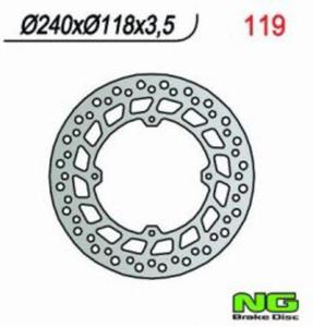 NG119 motocyklowa tarcza hamulcowa PRZD HONDA CRM125, XLR125, XR250/600 (240x118x3,5) NG TARCZA HAMULCOWA PRZD HONDA CRM 125, XLR 125, XR 250/600 (240x118x3,5) MOTORUS.PL - 2822428332