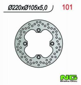 NG101 motocyklowa tarcza hamulcowa TY HONDA CBR600F (91-06), CBR900, VTR1000 (220x105x5) NG TARCZA HAMULCOWA TY HONDA CBR 600F '91-'06, CBR 1000RR '04-'14, CB 600 HORNET, CBR 900, VTR 1000 (220X105X5) MOTORUS.PL - 2822428342