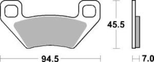 SBS 822 ATS motocyklowe klocki hamulcowe komplet na 1 tarcz SBS motocyklowe klocki hamulcowe SUPER CENY sklep motocyklowy MOTORUS.PL - 2822442632