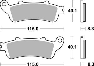 SBS 735 HS motocyklowe klocki hamulcowe komplet na 1 tarcz SBS motocyklowe klocki hamulcowe SUPER CENY sklep motocyklowy MOTORUS.PL - 2822442688