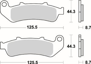 SBS 685 HS motocyklowe klocki hamulcowe komplet na 1 tarcz SBS motocyklowe klocki hamulcowe SUPER CENY sklep motocyklowy MOTORUS.PL - 2822442768