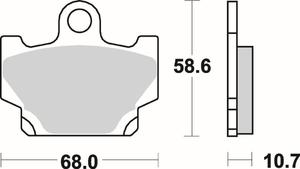 SBS 550 HF motocyklowe klocki hamulcowe komplet na 1 tarcz SBS motocyklowe klocki hamulcowe SUPER CENY sklep motocyklowy MOTORUS.PL - 2822442785