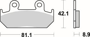 SBS 593 RS motocyklowe klocki hamulcowe komplet na 1 tarcz SBS motocyklowe klocki hamulcowe SUPER CENY sklep motocyklowy MOTORUS.PL - 2822443223