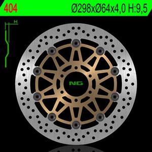 NG404 motocyklowa tarcza hamulcowa PRZD YAMAHA FZS600 98-03, TDM850 91-01 (298x64x4) NG TARCZA HAMULCOWA PRZD YAMAHA FZS600 '98-'03, TDM850 '91-'01 (298x64x4) PYWAJCA MOTORUS.PL - 2822428509