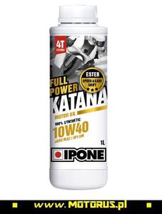 IPONE FULL POWER KATANA 10W40 OLEJ SILNIKOWY 100 % SYNTETYK 1L (ESTER, MA2) (800359) IPONE super CENY na oleje i chemi motocyklow sklep motocyklowy MOTORUS.PL - 2822457928