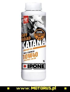 IPONE KATANA OFF ROAD 10W40 OLEJ SILNIKOWY 100% SYNTETYK 1L (ESTER,MA2) (IP1120) (800366) IPONE super CENY na oleje i chemi motocyklow sklep motocyklowy MOTORUS.PL - 2822457934