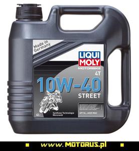 LIQUI MOLY 1243 Street 10W40 4T MA2 olej motocyklowy silnikowy 4L LIQUI MOLY 1243 Street 10W40 4T olej motocyklowy silnikowy 4L MOTORUS.PL - 2822458075