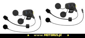 SENA SMH5DFM10 interkom BLUETOOTH 3.0 do 700M FM motocyklowy do kasku zestaw UNIWERSALNYCH mikrofonw 2 szt. SENA interkomy motocyklowe SUPER CENY sklep motocyklowy MOTORUS.PL - 2822459149