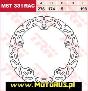 TRW MST331RAC tarcza hamulcowa rednica 276mm BMW R850R, R1100 R/GS/RT/S/RS , R1150 R/GS/RT/S/RS K1200GT TRW Lucas motocyklowe tarcze hamulcowe PROMOCYJNE CENY sklep MOTORUS.PL - 2822459594