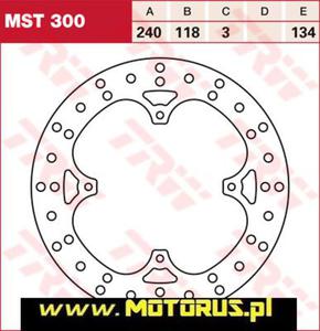 TRW MST300 tarcza hamulcowa rednica 240mm HONDA XL250R Baja 88-91, XL600R 83-87, XR650R 00-07 TRW Lucas motocyklowe tarcze hamulcowe PROMOCYJNE CENY sklep MOTORUS.PL - 2822459774