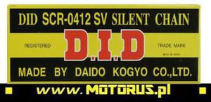 DID SCR0412 SV-108 ogniw motocyklowy WZMOCNIONY acuch rozrzdu ZAKUTY KTM EXCF250 11-12 D.I.D....