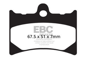 Klocki hamulcowe EBC FA126R (kpl. na 1 tarcze) PYTAJ o DOSTPNO !!! EBC Brakes motocyklowe ULICA SPORTOWE TOROWE klocki hamulcowe SUPER CENY sklep motocyklowy MOTORUS.PL - 2873059255