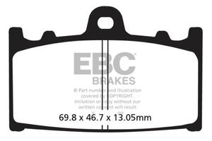 Klocki hamulcowe EBC FA366VLD chromowane (kpl. na 1 tarcze) PYTAJ o DOSTPNO !!! EBC Brakes motocyklowe ULICA SPORTOWE TOROWE klocki hamulcowe SUPER CENY sklep motocyklowy MOTORUS.PL - 2873059367