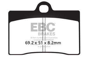 EBC FA095HH klocki hamulcowe EBC Brakes motocyklowe ULICA SPORTOWE TOROWE klocki hamulcowe SUPER...