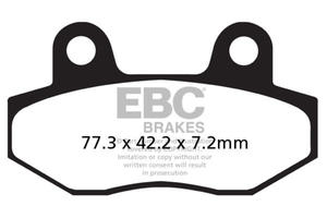 EBC BRAKES SFA086HH SINTERED skuterowe klocki hamulcowe (2szt.) EBC Brakes motocyklowe ULICA SPORTOWE TOROWE klocki hamulcowe SUPER CENY sklep motocyklowy MOTORUS.PL - 2822465284