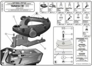 KAPPA stela kufra centralnego YAMAHA FJR 1300 (06-15) ( Z PYT MONOKEY ) KAPPA stela kufra...