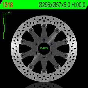 NG1318 motocyklowa tarcza hamulcowa PRZD SUZUKI VS600/750/800/1400 INTRUDER 85-04 (PYWAJCA) (296X57X5) (6X10,5) NG TARCZA HAMULCOWA PRZD SUZUKI VS600/750/800/1400 INTRUDER '85-'04 (PYWAJCA) (296X57X5) (6X8,3) MOTORUS.PL - 2822471659