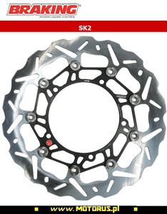 BRAKING WAVE FLOATING AL-HUB SK2 O320 WK116L motocyklowa tarcza hamulcowa BRAKING motocyklowe tarcze hamulcowe SUPER CENY sklep motocyklowy MOTORUS.PL - 2834578944