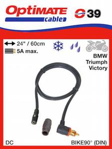 TECMATE OPTIMATE przewd 60cm z wtyczk do gniazda DIN CAN-BUS BMW amana po ktem 90ST i zczem DC TECMATE OPTIMATE przewd 60cm z wtyczk do gniazda DIN CAN-BUS BMW amana po ktem 90ST i zczem DC MOTORUS.PL - 2843355722