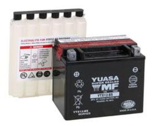 YUASA YTX12-BS 12V 10,5Ah 180A L+ bezobsugowy akumulator motocyklowy SUCHY z elektrolitem YUASA...