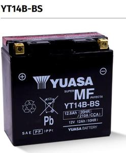 YUASA YT14B-BS 12V 12Ah 210A L+ bezobsugowy akumulator motocyklowy SUCHY z elektrolitem YUASA...