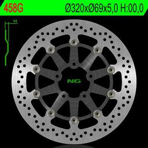 NG458G motocyklowa tarcza hamulcowa PRZD SUZUKI GSXR600 97-03, GSXR1000 01-02, TL1000, GSXR1300 (320x69x5) NG TARCZA HAMULCOWA PRZD SUZUKI GSXR600/750 '97-'03, GSXR1000 '00-'04, TL1000, GSXR1300 HAYABUSA '99-07, GSX 1400 02-07 (320X69X5) (RODEK ALUMINIOWY) PYWAJCA MOTORUS.PL - 2849187809