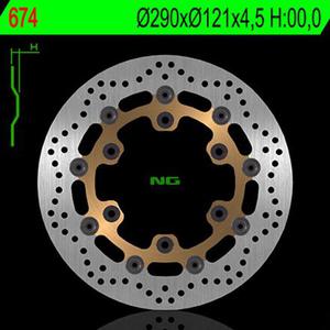 NG674 motocyklowa tarcza hamulcowa PRZD SUZUKI DR650SE 96-10 (290X121X4,5) (6X10,5MM) PYWAJCA NG TARCZA HAMULCOWA PRZD SUZUKI DR 650SE '96-10 (290X121X4,5) (6X10,5MM) PYWAJCA MOTORUS.PL - 2849187870