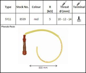 NGK SY11 fajka na wiec EBONITOWA PROSTA KOLOR CZERWONY PRZEWD 50 CMM KOLOR ZӣTY (NR 8539) NGK SY11 fajka na wiec EBONITOWA PROSTA KOLOR CZERWONY PRZEWD 50 CMM KOLOR ZӣTY (NR 8539) MOTORUS.PL - 2849187890
