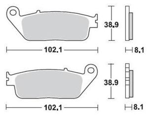 BRAKING 716CM55 VD156JL Sintered motocyklowe klocki hamulcowe 2szt. BRAKING motocyklowe klocki hamulcowe w SUPER CENACH w sklepie motocyklowym MOTORUS.PL - 2855886718