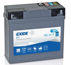 EXIDE GEL12-19 bezobsugowy ELOWY 12V 19Ah P+ CCA170 akumulator motocyklowy 185x80x170 EXIDE akumulatory motocyklowe SUPER CENY sklep motocyklowy MOTORUS.PL - 2857845443