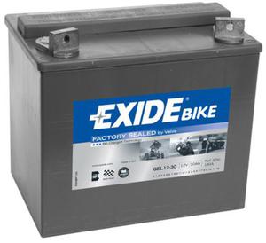 EXIDE GEL12-30 bezobsugowy ELOWY 12V 30Ah L+ CCA180 akumulator motocyklowy 197x132x186 EXIDE akumulatory motocyklowe SUPER CENY sklep motocyklowy MOTORUS.PL - 2857845444