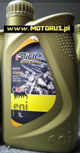 ENI Agip i-Ride moto 10W40 4T silnikowy olej motocyklowy 1L ENI Agip i-Ride moto 10W40 4T silnikowy olej motocyklowy 1L MOTORUS.PL - 2859903979