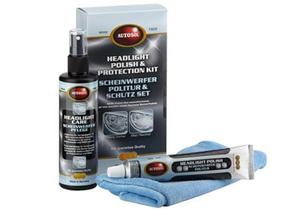 AUTOSOL Headlight Polish Protection Kit zestaw do polerowania i czyszczenia lamp AUTOSOL chemia motocyklowa polerowanie SUPER CENIE sklep motocyklowy MOTORUS.PL - 2859903983