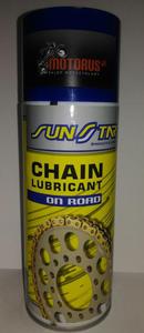 SUNSTAR CHAIN LUBRICANT ON ROAD smar do acucha napdowego 400ml BIAY SUNSTAR CHAIN LUBRICANT ON ROAD smar do acucha napdowego 400ml BIAY MOTORUS.PL - 2859904170