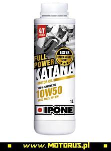 IPONE FULL POWER KATANA 10W50 OLEJ SILNIKOWY 100 % SYNTETYK 1L (ESTER, MA2) (800008) IPONE super CENY na oleje i chemi motocyklow sklep motocyklowy MOTORUS.PL - 2822431091