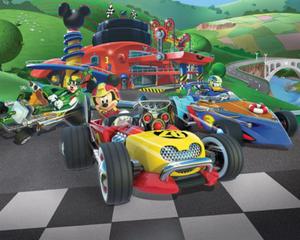 Tapeta dla dzieci 3D Walltastic -Mickey Mouse Racers - 2859503766