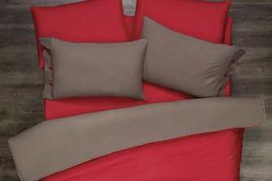 Pociel baweniana 200x220 Red and Caffe Kupon - 2859503541