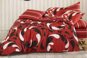 Pociel baweniana 200x220 Bolero Red Kupon - 2859503545