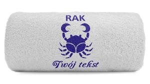 Znak zodiaku Rak - May Rcznik z haftem 100x50 - 2861206089