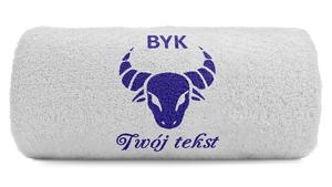 Znak zodiaku Byk - May Rcznik z haftem 100x50 - 2867675287