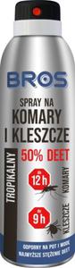 Bros Spray na komary i kleszcze 50% DEET 180ml - 2867343621