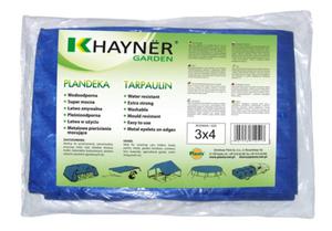 Plandeka Khayner 4x6 granatowo-srebrna 100g - 2871486257