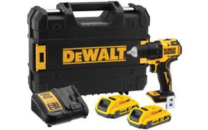 DEWALT wiertarko - wkrtarka 18V bezszczotkowa XR 13mm 2 biegi Li-Ion 2,0 Ah DCD708D2T-QW TSTAK - 2869356066