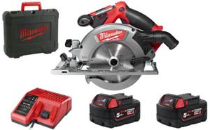 Pilarka tarczowa Milwaukee M18CCS55-502X-FUEL 55mm walizka 2x aku. 5,0Ah adowarka 4933451376 - 2864625533