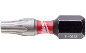 Kocwka wkrtakowa - bit TORX T20 magnetyczny 25mm Shockwave Milwaukee - 2868579592