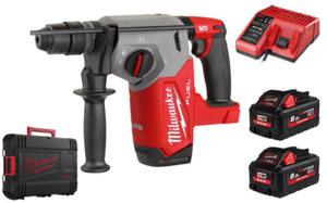 Motowiertarka SDS-Plus Milwaukee 2,5J 18V M18FHX 2x aku 8,0Ah, adowarka, walizka - 2869064417